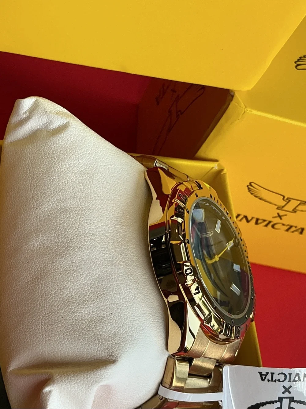 Invicta gold tone
